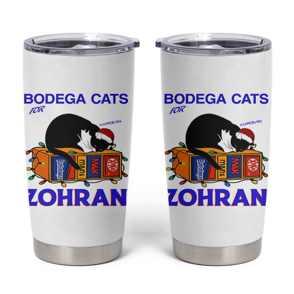 Bodega Cats of New York Tumbler Cup Funny Cat NYC Christmas - Wonder Print Shop