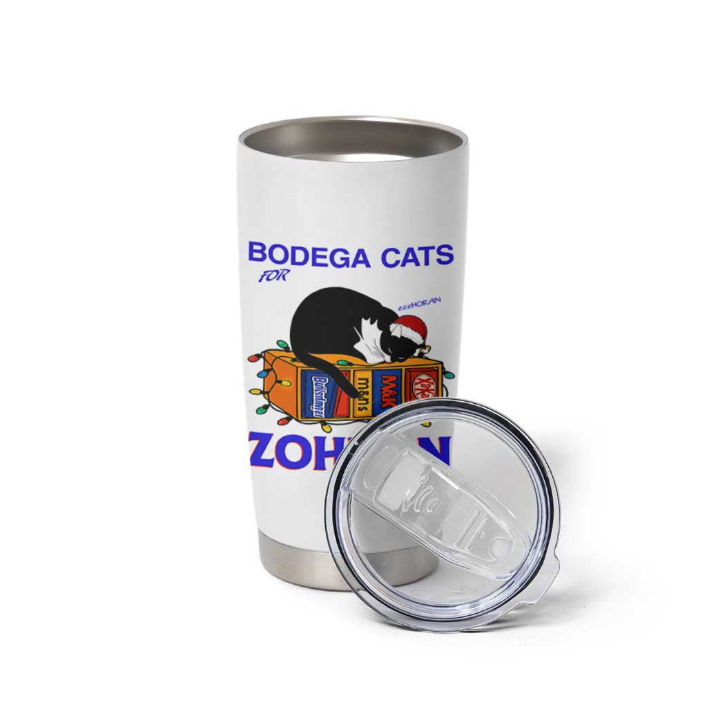 Bodega Cats of New York Tumbler Cup Funny Cat NYC Christmas - Wonder Print Shop