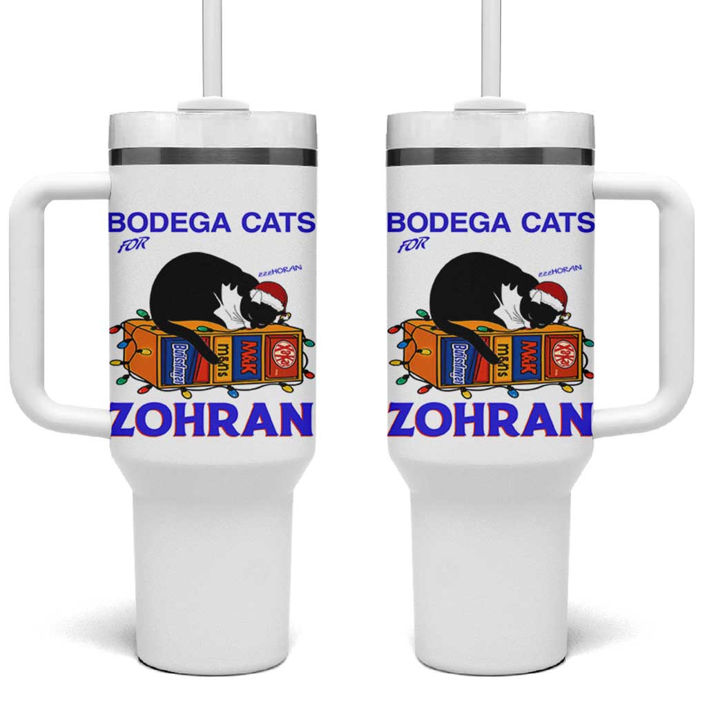 Bodega Cats of New York Tumbler With Handle Funny Cat NYC Christmas - Wonder Print Shop