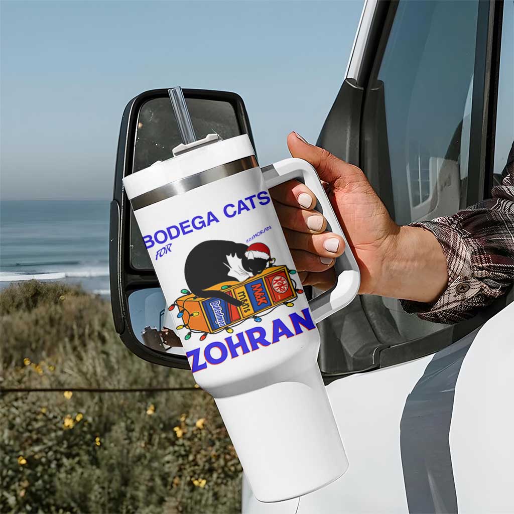 Bodega Cats of New York Tumbler With Handle Funny Cat NYC Christmas - Wonder Print Shop