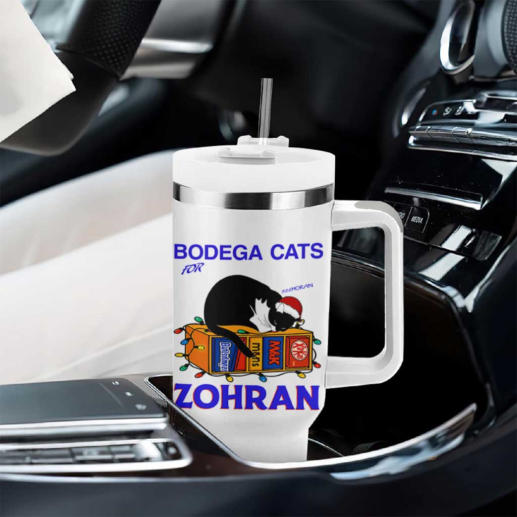 Bodega Cats of New York Tumbler With Handle Funny Cat NYC Christmas - Wonder Print Shop