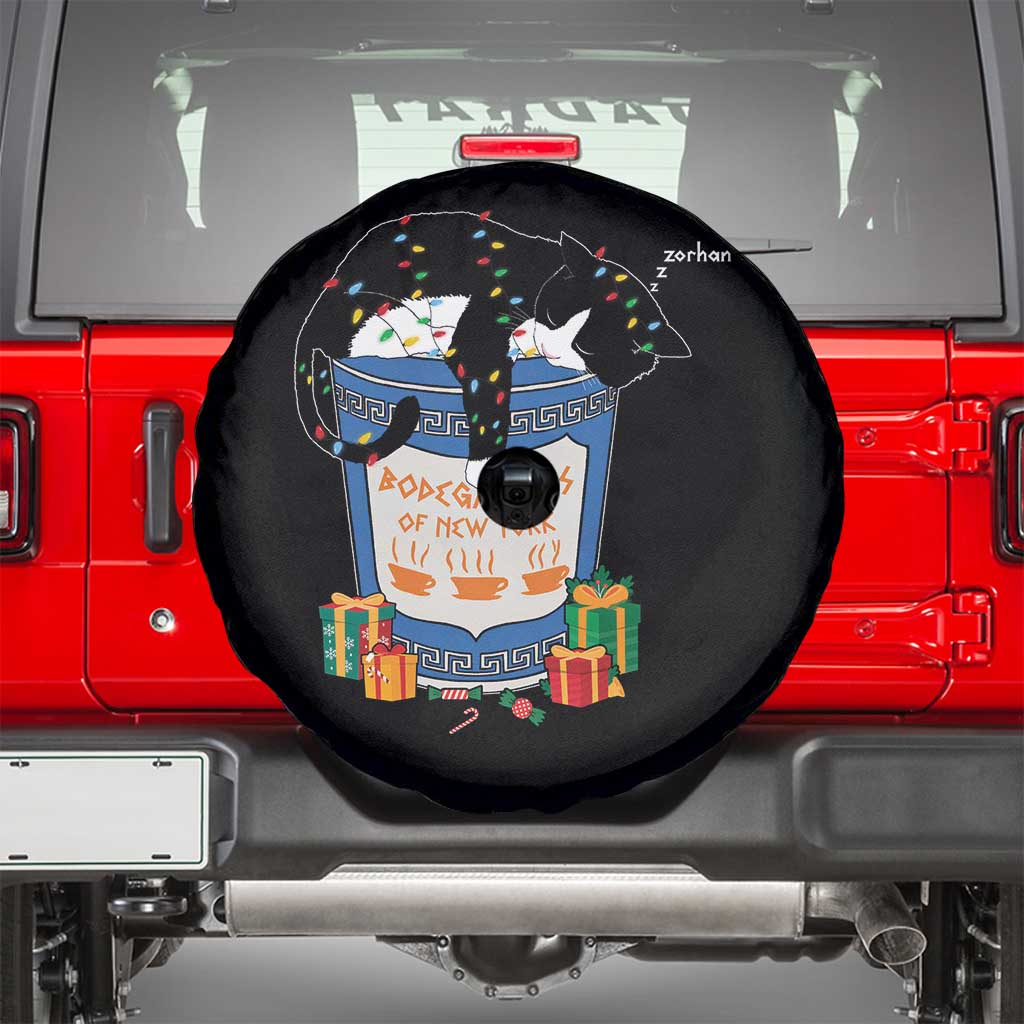Bodega Cats of New York Spare Tire Cover Funny Democrat Christmas - Wonder Print Shop