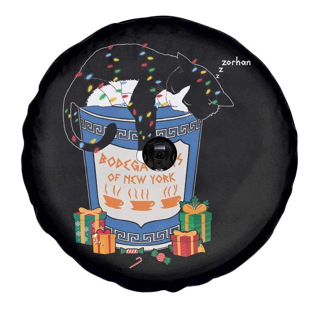 Bodega Cats of New York Spare Tire Cover Funny Democrat Christmas - Wonder Print Shop