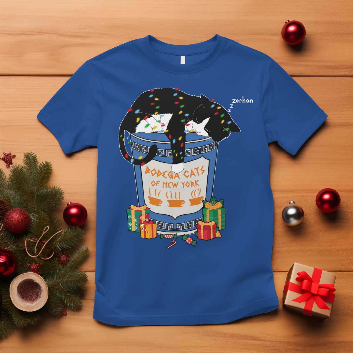 Bodega Cats of New York T Shirt Funny Democrat Christmas - Wonder Print Shop
