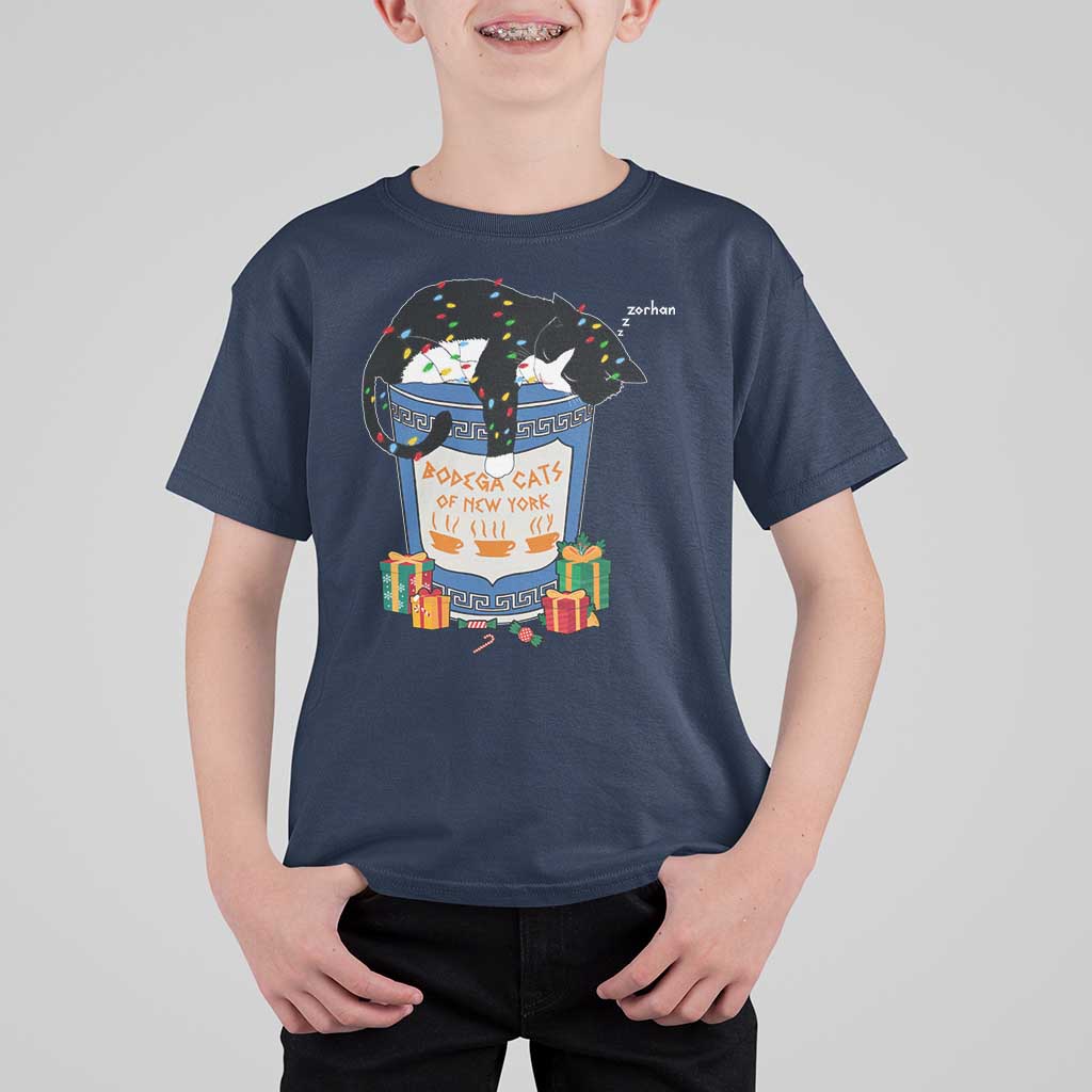 Bodega Cats of New York T Shirt For Kid Funny Democrat Christmas - Wonder Print Shop