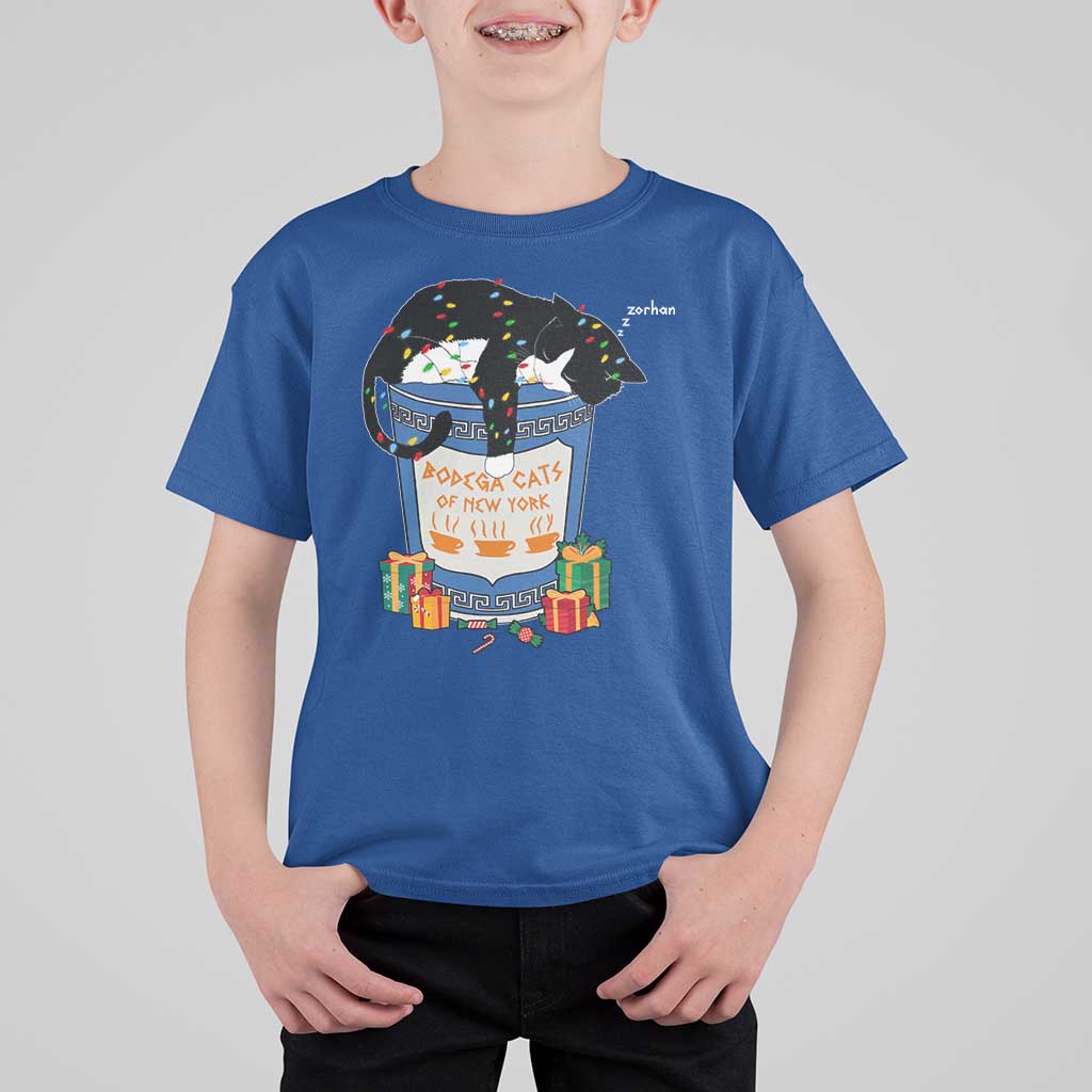 Bodega Cats of New York T Shirt For Kid Funny Democrat Christmas - Wonder Print Shop