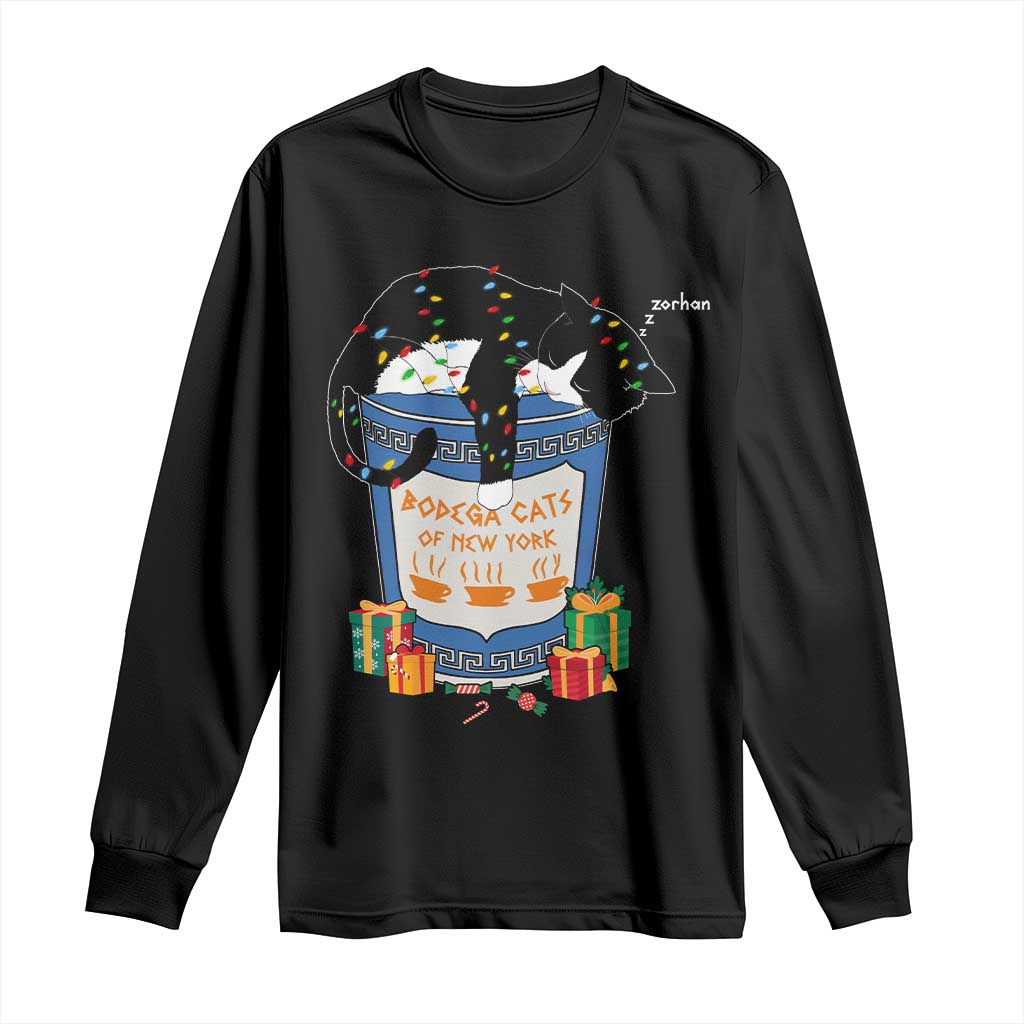 Bodega Cats of New York Long Sleeve Shirt Funny Democrat Christmas - Wonder Print Shop