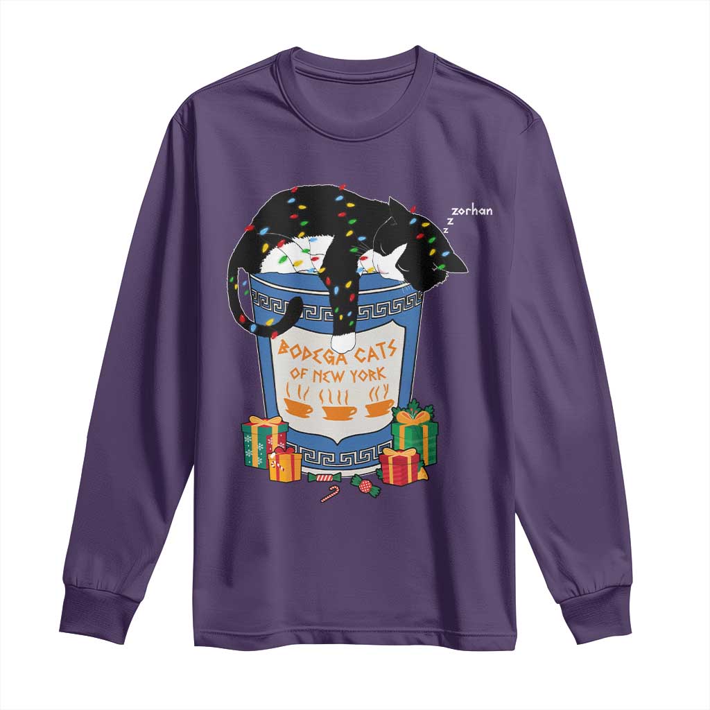 Bodega Cats of New York Long Sleeve Shirt Funny Democrat Christmas - Wonder Print Shop