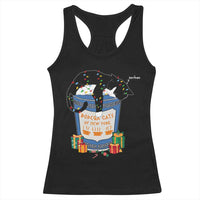 Bodega Cats of New York Racerback Tank Top Funny Democrat Christmas - Wonder Print Shop