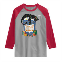 Bodega Cats of New York Raglan Shirt Funny Democrat Christmas - Wonder Print Shop