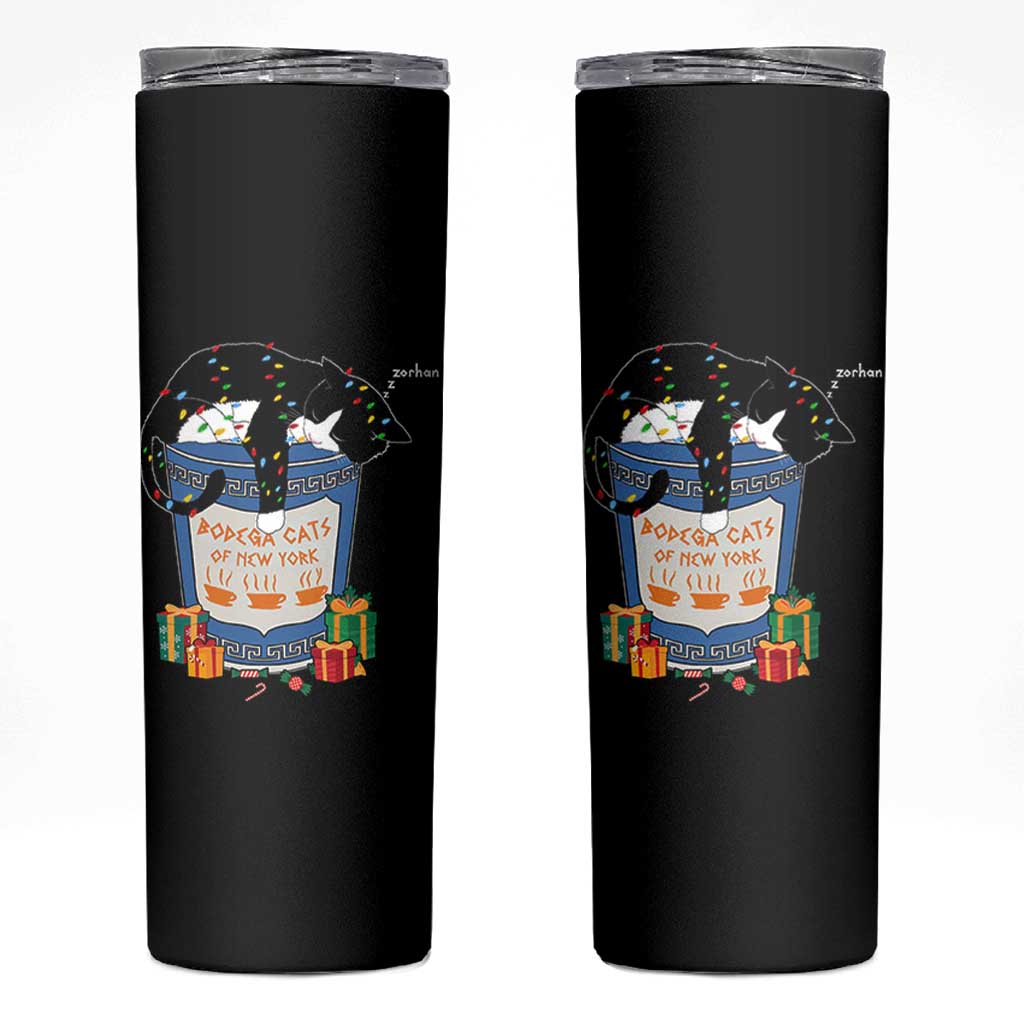 Bodega Cats of New York Skinny Tumbler Funny Democrat Christmas - Wonder Print Shop