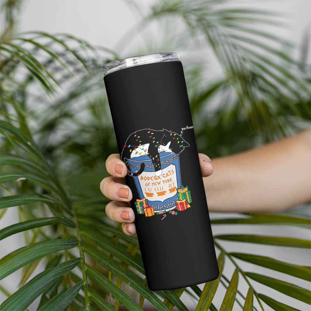 Bodega Cats of New York Skinny Tumbler Funny Democrat Christmas - Wonder Print Shop