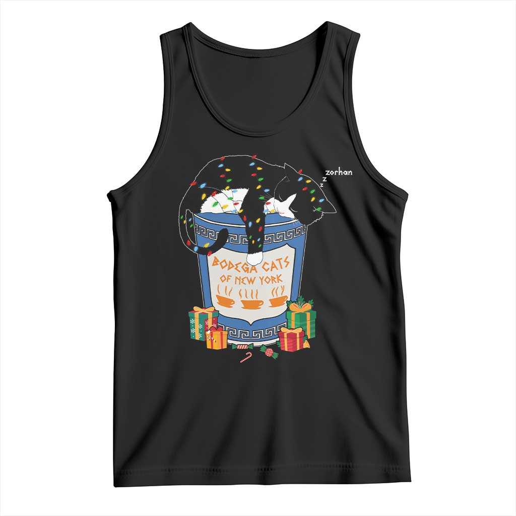 Bodega Cats of New York Tank Top Funny Democrat Christmas - Wonder Print Shop