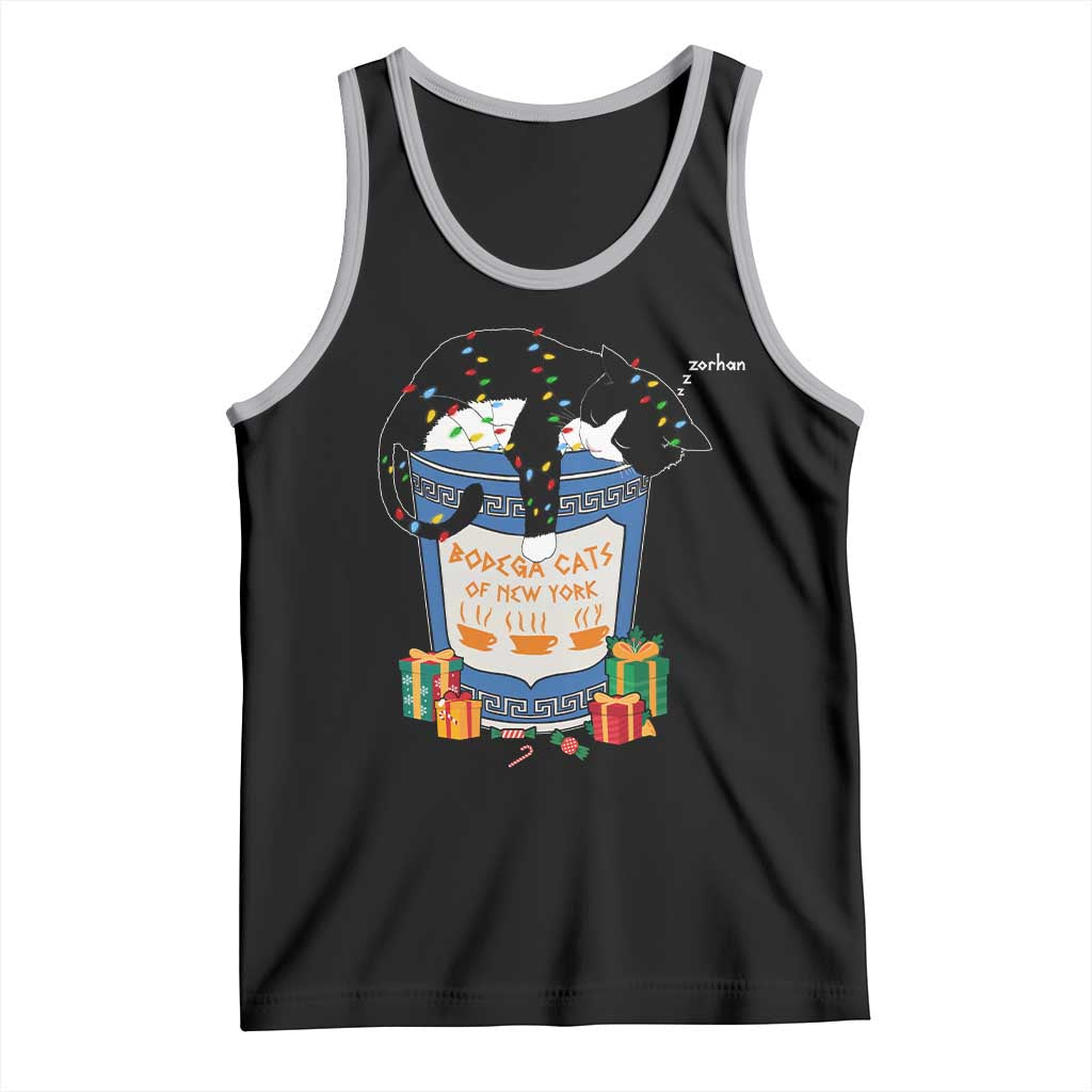 Bodega Cats of New York Tank Top Funny Democrat Christmas - Wonder Print Shop
