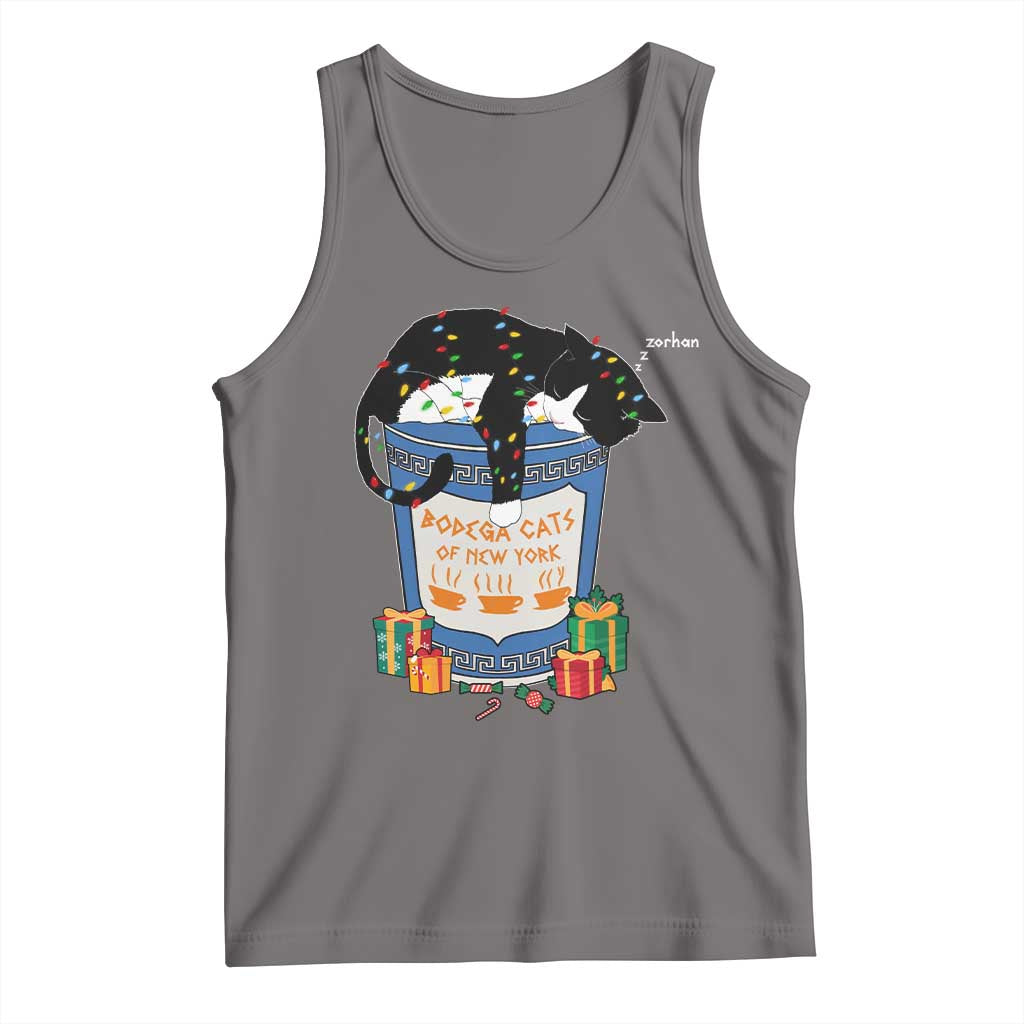 Bodega Cats of New York Tank Top Funny Democrat Christmas - Wonder Print Shop