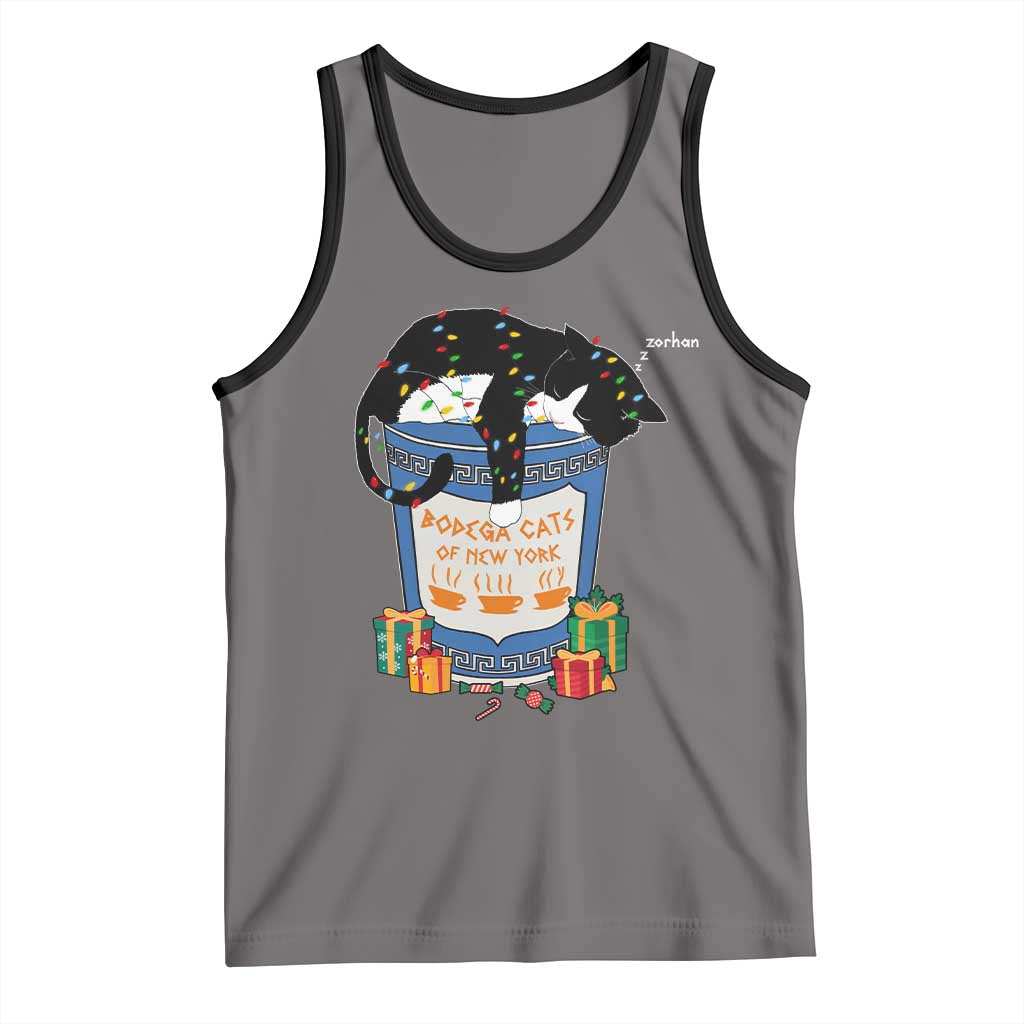 Bodega Cats of New York Tank Top Funny Democrat Christmas - Wonder Print Shop