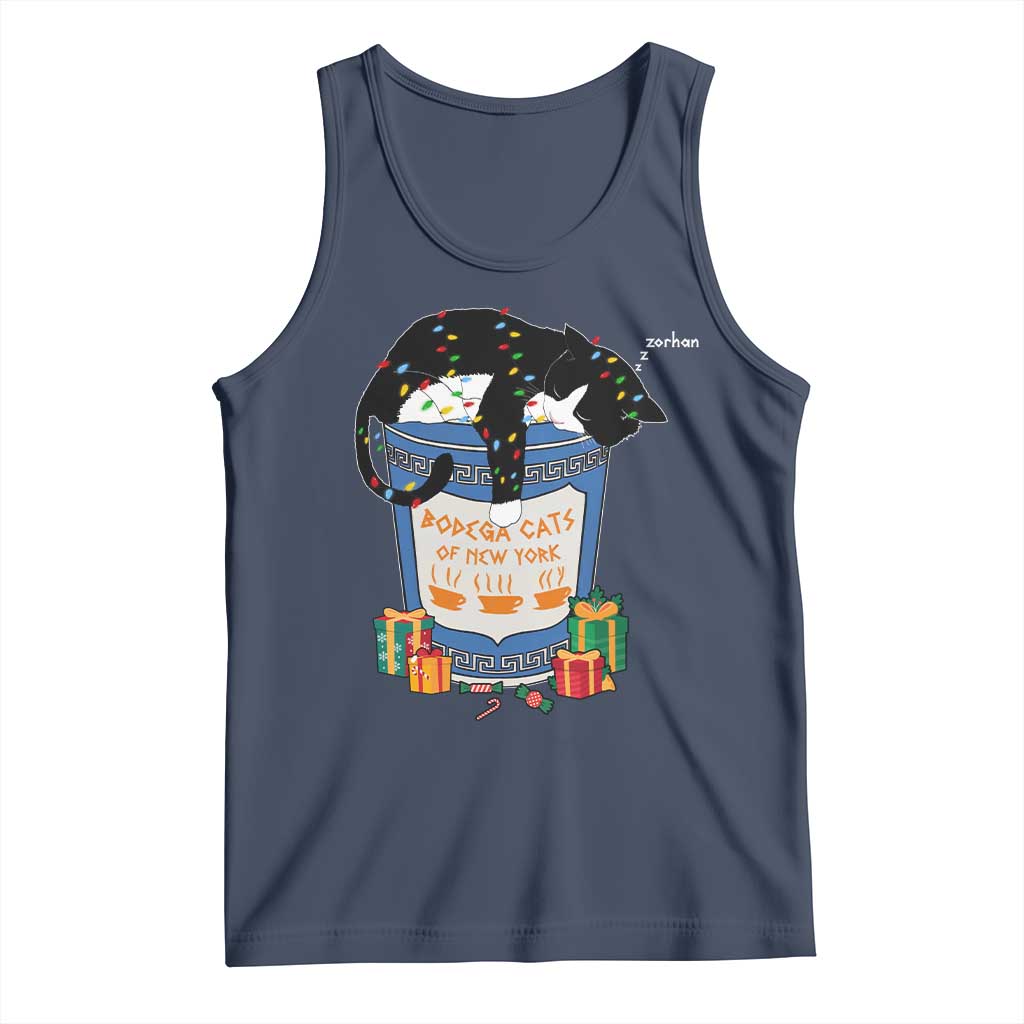 Bodega Cats of New York Tank Top Funny Democrat Christmas - Wonder Print Shop