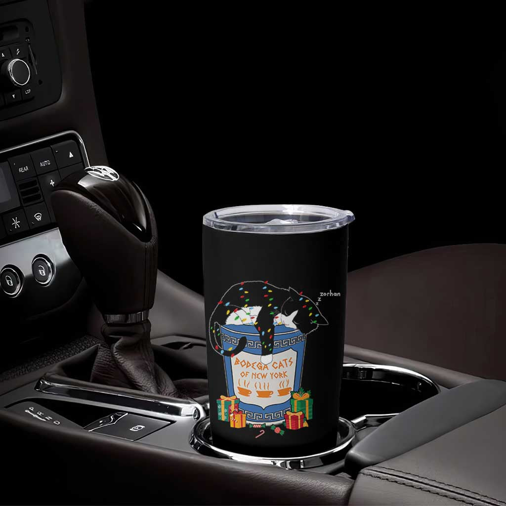 Bodega Cats of New York Tumbler Cup Funny Democrat Christmas - Wonder Print Shop