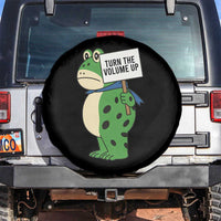Turn The Volume Up Spare Tire Cover Resist Frog Portland Protest - Wonder Print Shop