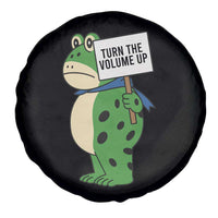 Turn The Volume Up Spare Tire Cover Resist Frog Portland Protest - Wonder Print Shop