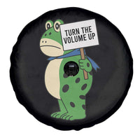 Turn The Volume Up Spare Tire Cover Resist Frog Portland Protest - Wonder Print Shop