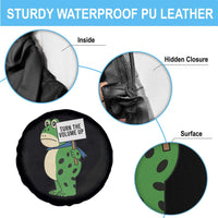 Turn The Volume Up Spare Tire Cover Resist Frog Portland Protest - Wonder Print Shop