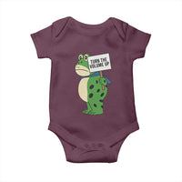 Turn The Volume Up Baby Onesie Resist Frog Portland Protest - Wonder Print Shop