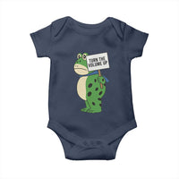 Turn The Volume Up Baby Onesie Resist Frog Portland Protest - Wonder Print Shop
