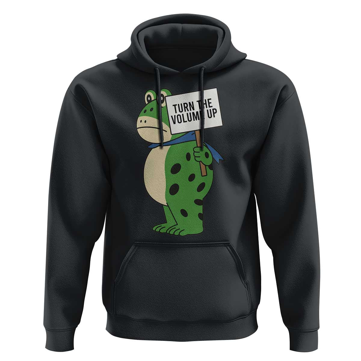 Turn The Volume Up Hoodie Resist Frog Portland Protest - Wonder Print Shop