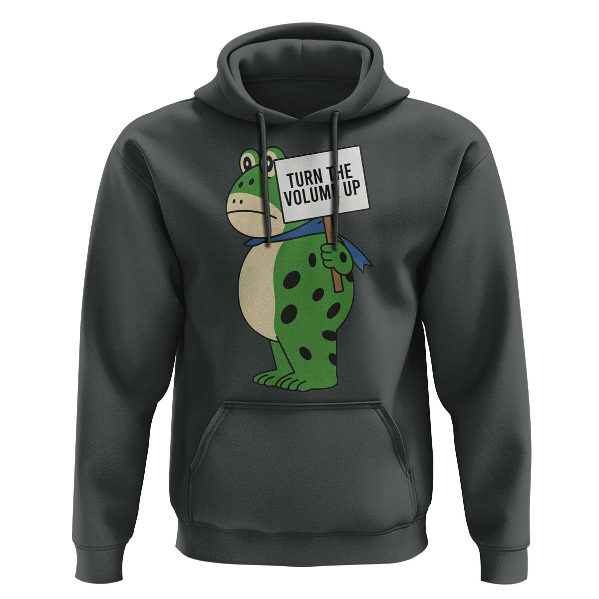 Turn The Volume Up Hoodie Resist Frog Portland Protest - Wonder Print Shop