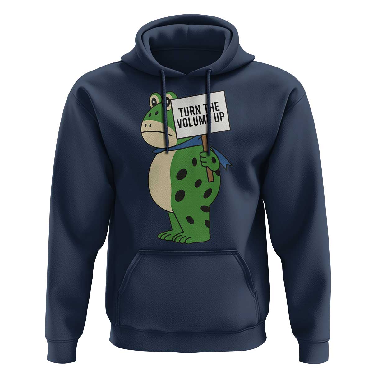Turn The Volume Up Hoodie Resist Frog Portland Protest - Wonder Print Shop