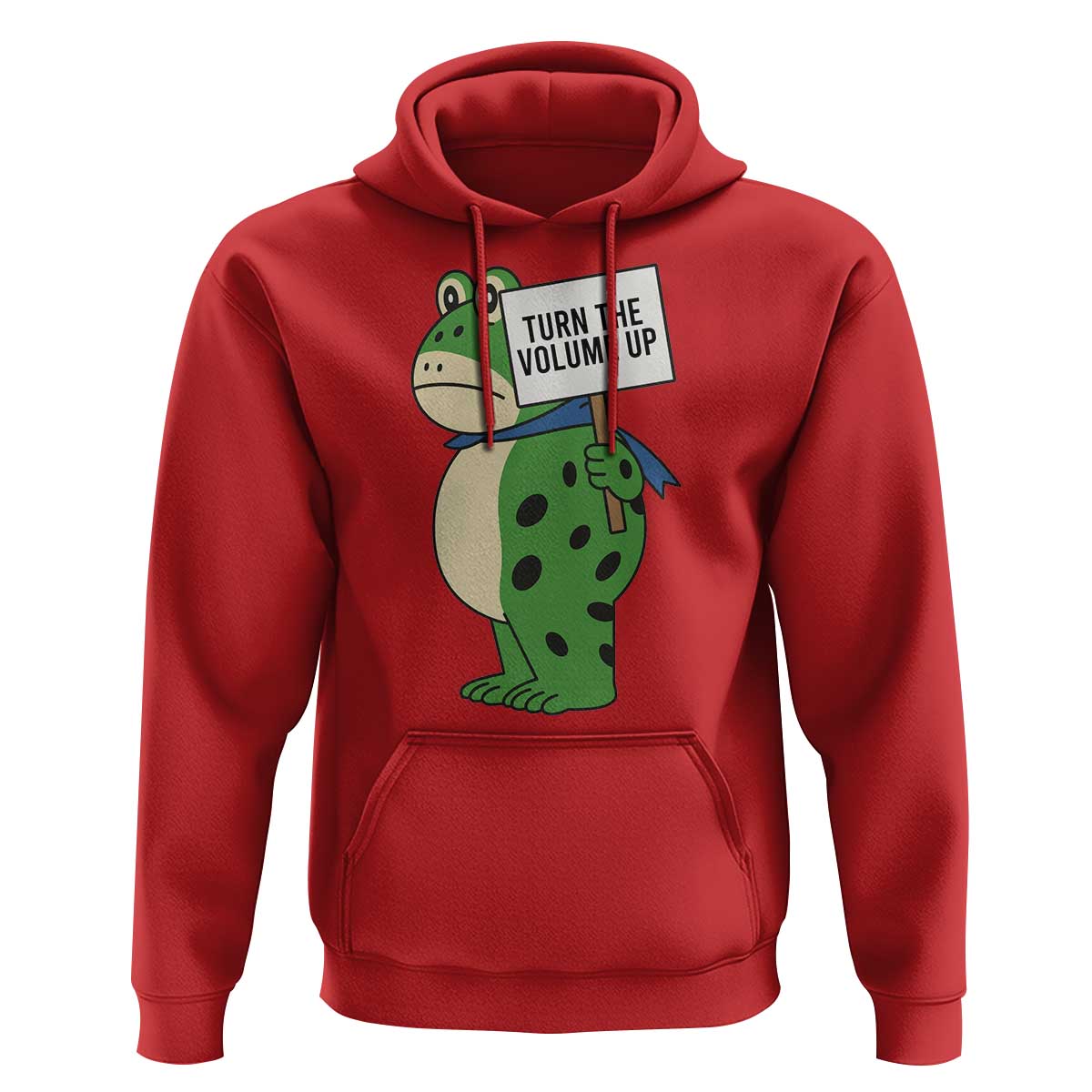 Turn The Volume Up Hoodie Resist Frog Portland Protest - Wonder Print Shop