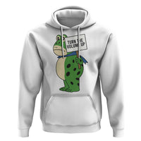 Turn The Volume Up Hoodie Resist Frog Portland Protest - Wonder Print Shop