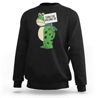 Turn The Volume Up Sweatshirt Resist Frog Portland Protest - Wonder Print Shop