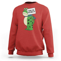 Turn The Volume Up Sweatshirt Resist Frog Portland Protest - Wonder Print Shop