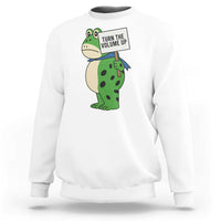 Turn The Volume Up Sweatshirt Resist Frog Portland Protest - Wonder Print Shop