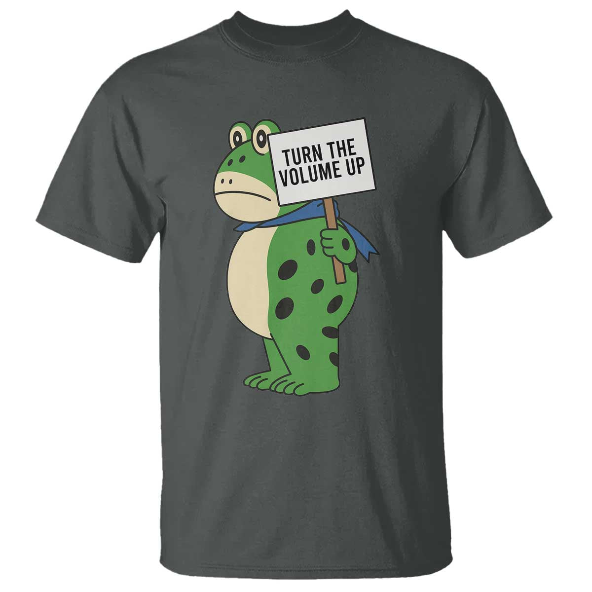 Turn The Volume Up T Shirt Resist Frog Portland Protest - Wonder Print Shop