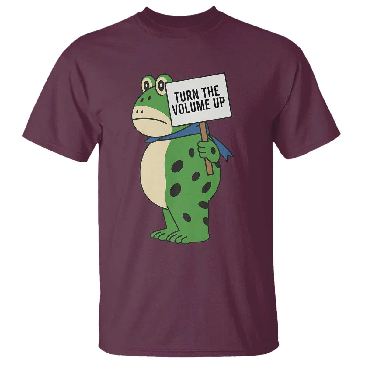 Turn The Volume Up T Shirt Resist Frog Portland Protest - Wonder Print Shop