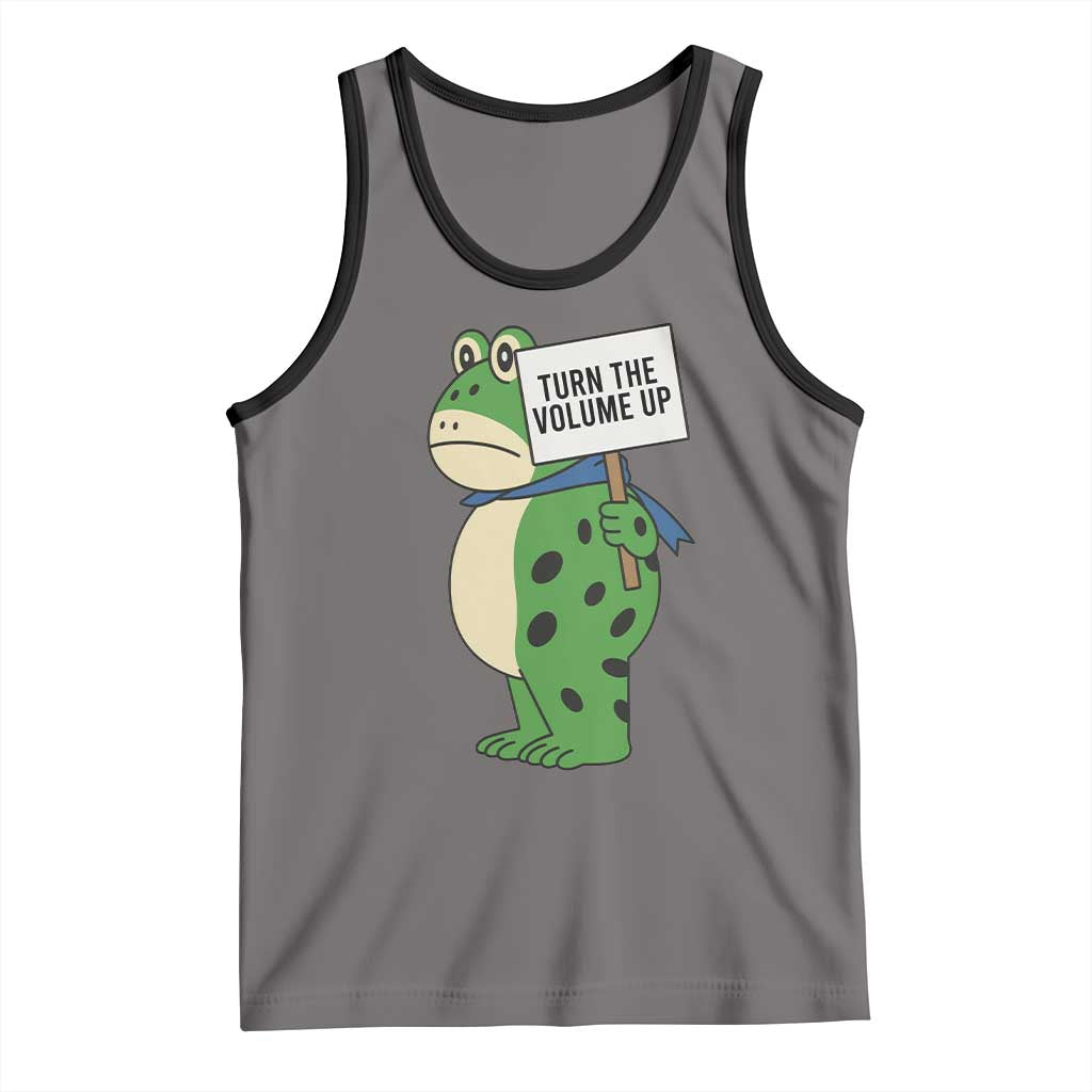 Turn The Volume Up Tank Top Resist Frog Portland Protest - Wonder Print Shop