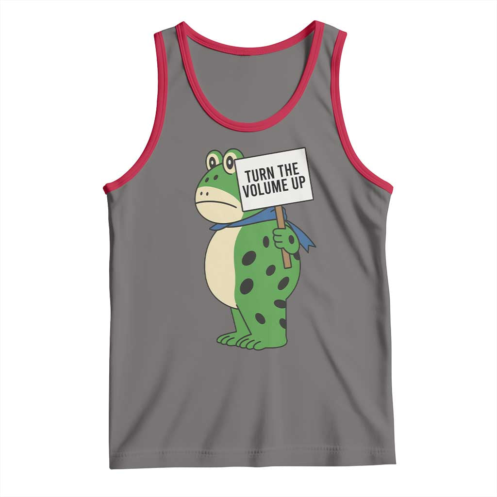 Turn The Volume Up Tank Top Resist Frog Portland Protest - Wonder Print Shop