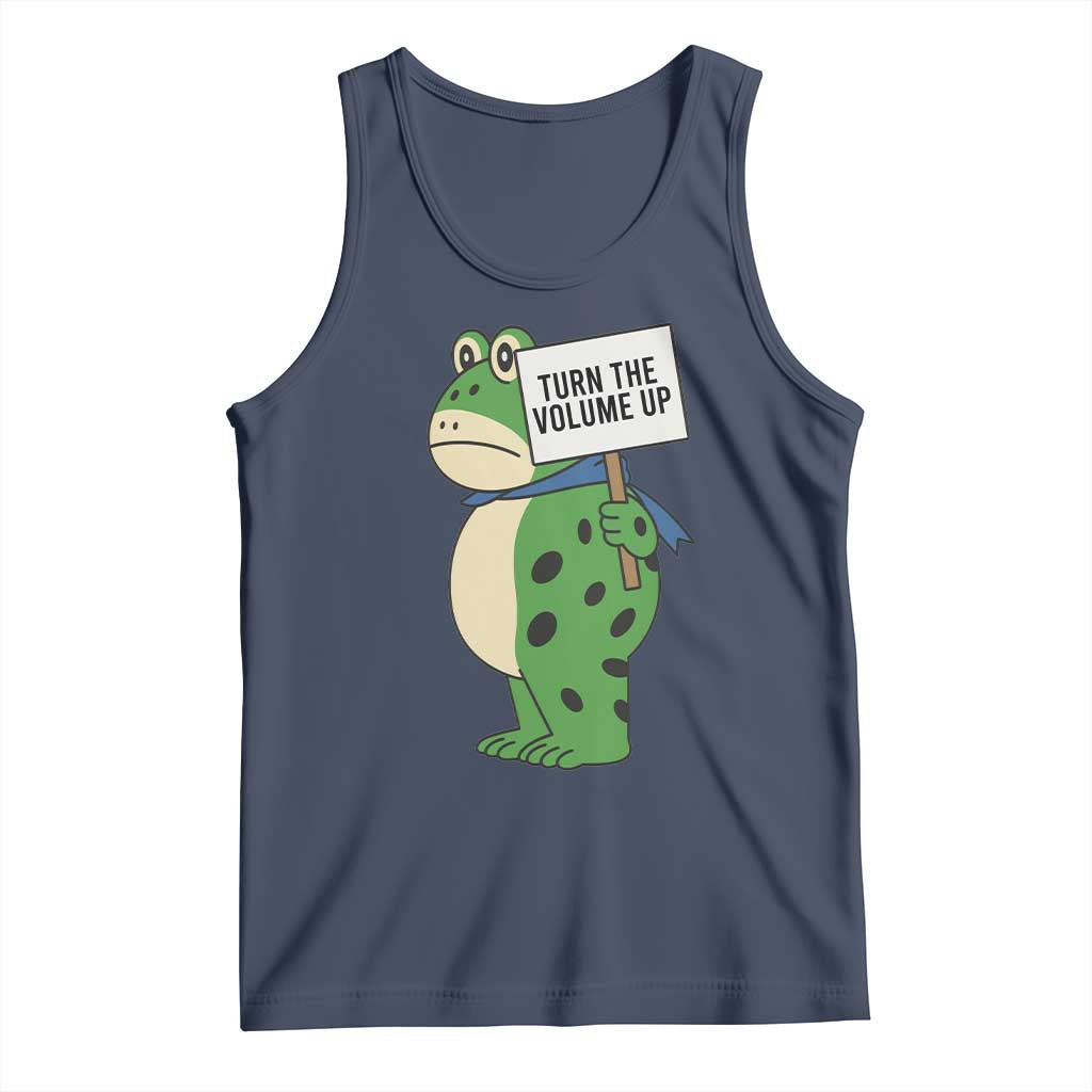 Turn The Volume Up Tank Top Resist Frog Portland Protest - Wonder Print Shop