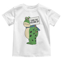 Turn The Volume Up Toddler T Shirt Resist Frog Portland Protest - Wonder Print Shop