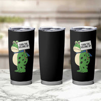 Turn The Volume Up Tumbler Cup Resist Frog Portland Protest - Wonder Print Shop