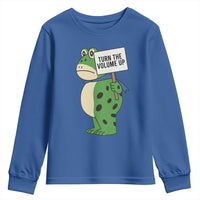 Turn The Volume Up Youth Sweatshirt Resist Frog Portland Protest - Wonder Print Shop