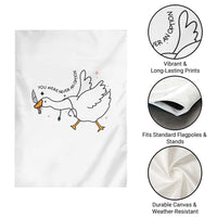 Sily Goose Meme Garden Flag Funny Quote You Were Never An Option - Wonder Print Shop