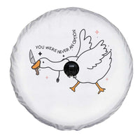 Sily Goose Meme Spare Tire Cover Funny Quote You Were Never An Option - Wonder Print Shop