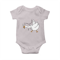 Sily Goose Meme Baby Onesie Funny Quote You Were Never An Option - Wonder Print Shop