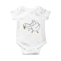 Sily Goose Meme Baby Onesie Funny Quote You Were Never An Option - Wonder Print Shop