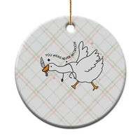 Sily Goose Meme Ceramic Ornament Funny Quote You Were Never An Option - Wonder Print Shop