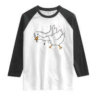 Sily Goose Meme Raglan Shirt Funny Quote You Were Never An Option - Wonder Print Shop